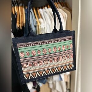 Tribal Print Tote Bag from Bali